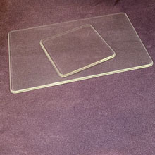 39CCA - 3 X 9 X 1/8" Beveled Acrylic<BR> 10 Sheets Per Package