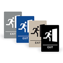 6X9E - MitUSA ADA Compliant<BR>EXIT 6x9